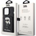 Kryt Karl Lagerfeld IKONIK pro iPhone 15 Pro - černý
