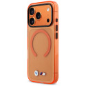 BMW M IML Metal Logos pouzdro MagSafe na iPhone 17 Pro Max - oranžové Pro