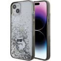 Kryt Karl Lagerfeld CHOUPETTE pro iPhone 15 Plus – transparent