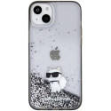 Kryt Karl Lagerfeld CHOUPETTE pro iPhone 15 Plus – transparent
