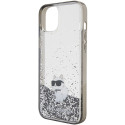 Kryt Karl Lagerfeld CHOUPETTE pro iPhone 15 Plus – transparent