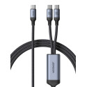 Joyroom Speedy Series S-A21 2in1 USB-C - USB-C / USB-C cable 100W 1.5m - black