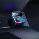 Joyroom JR-CCB01 48W 2x USB-A USB-C FM vysílač s duálním mikrofonem - černý