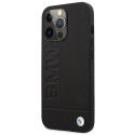 BMW pouzdro BMHMP14LSLLBK iPhone 14 Pro 6,1" černý pevné Signature Logo Imprint Magsafe