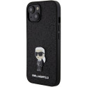 Kryt Karl Lagerfeld IKONIK pro iPhone 15 - černý