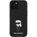 Kryt Karl Lagerfeld IKONIK pro iPhone 15 - černý