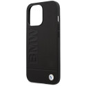 BMW pouzdro BMHMP14LSLLBK iPhone 14 Pro 6,1" černý pevné Signature Logo Imprint Magsafe
