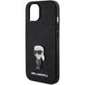 Kryt Karl Lagerfeld IKONIK pro iPhone 15 - černý