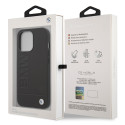 BMW pouzdro BMHMP14LSLLBK iPhone 14 Pro 6,1" černý pevné Signature Logo Imprint Magsafe