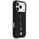 BMW pouzdro M Silicon Tricolor Line MagSafe pro iPhone 17 Pro – černé