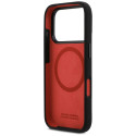 BMW pouzdro M Silicon Tricolor Line MagSafe pro iPhone 17 Pro – černé