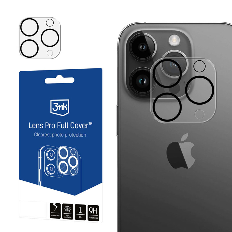 Ochranné sklo 3mk PROTECTION LENS PRO FULL COVER pro iPhone 11 Pro / 11 Pro Max - průhledné