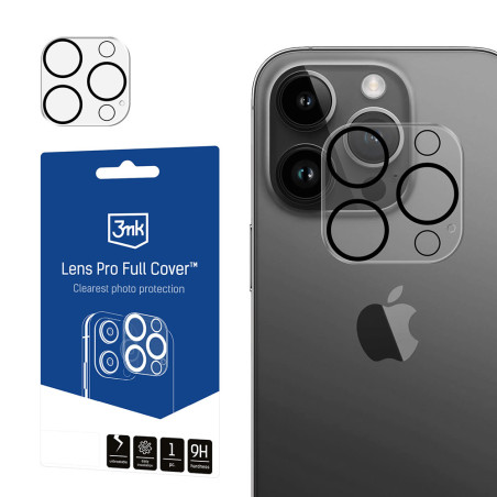 3mk LENS PRO FULL COVER ochranné sklo pro iPhone 12 Pro Max