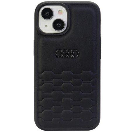 Kryt Audi GT Synthetic Leather pro iPhone 15 Plus - černý