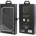 Pouzdro Audi GT Synthetic Leather iPhone 15 Pro Max - černé