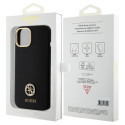 Kryt Guess Logo Strass 4G pro iPhone 15 - černý