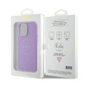 Kryt GUESS SAFFIANO MagSafe iPhone 15 Pro fialová