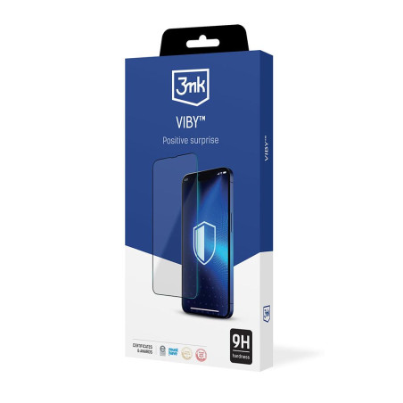 Ochranné sklo 3mk VibyGlass pro iPhone 15 transparentní