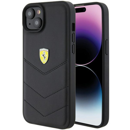 Kryt Ferrari FEHCP15MRDUK pro iPhone 15 Plus - černý