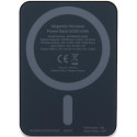 Guess MagSafe 4G Strassed Metal Logo induction power bank 15W 5000mAh - black