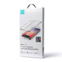 JOYROOM JR-DH12 Ochranné sklo s odstraňovačem prachu 2.5D FULL-COVER 0.33mm pro iPhone 14 Pro Max, montážní rámeček