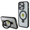 Kryt Ferrari FEHMP15LUSCAH pro iPhone 15 Pro transparentní