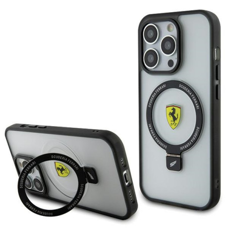 Kryt Ferrari FEHMP15LUSCAH pro iPhone 15 Pro transparentní