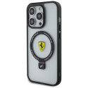 Kryt Ferrari FEHMP15LUSCAH pro iPhone 15 Pro transparentní
