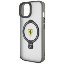 Kryt Ferrari FEHMP15SUSCAH pro iPhone 15 6.1" MagSafe - transparentní
