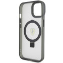 Kryt Ferrari FEHMP15SUSCAH pro iPhone 15 6.1" MagSafe - transparentní