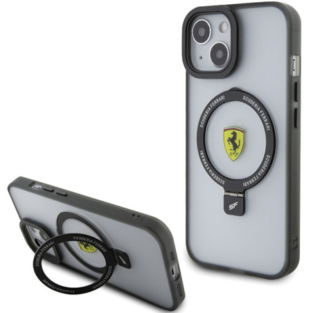 Kryt Ferrari FEHMP15SUSCAK pro iPhone 15 - černá