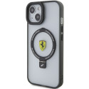 Kryt Ferrari FEHMP15SUSCAK pro iPhone 15 - černá