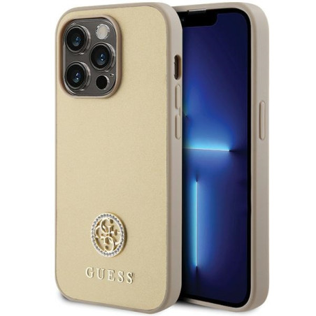 Kryt Guess GUHCP15LPS4DGPD iPhone 15 Pro - zlatá