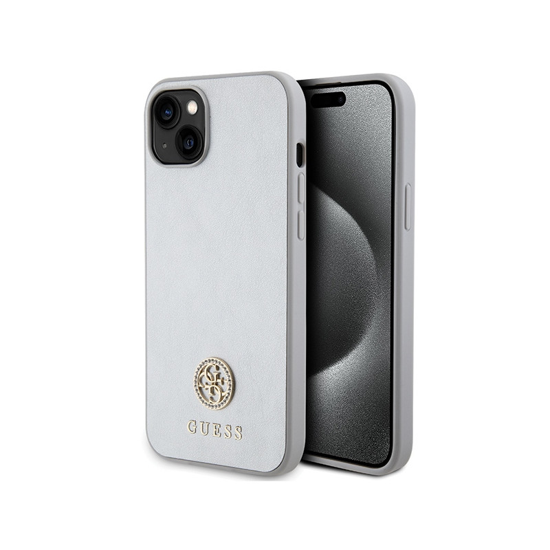 Kryt Guess GUHCP15MPS4DGPS pro iPhone 15 Plus - stříbrná