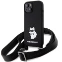 Kryt Karl Lagerfeld KLHCP15SSCBSCNK iPhone 15 černá/černá