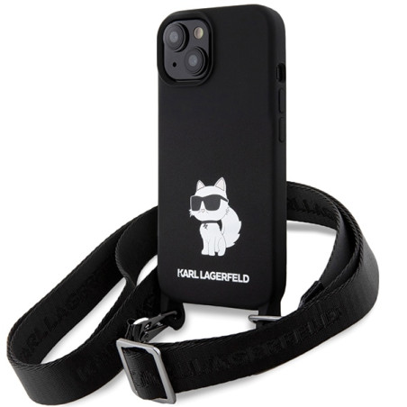 Kryt Karl Lagerfeld KLHCP15SSCBSCNK iPhone 15 černá/černá