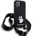 Kryt Karl Lagerfeld KLHCP15SSCBSCNK iPhone 15 černá/černá