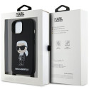 Kryt Karl Lagerfeld KLHCP15SSCBSKNK iPhone 15 6,1" černý