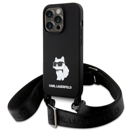 Kryt Karl Lagerfeld KLHCP15XSCBSCNK iPhone 15 Pro Max - černá