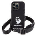 Kryt Karl Lagerfeld KLHCP15XSCBSCNK iPhone 15 Pro Max - černá