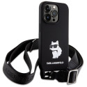 Kryt Karl Lagerfeld KLHCP15XSCBSCNK iPhone 15 Pro Max - černá