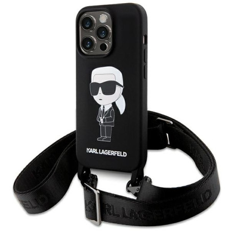 Kryt Karl Lagerfeld KLHCP15XSCBSKNK iPhone 15 Pro Max black