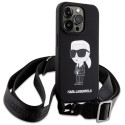Kryt Karl Lagerfeld KLHCP15XSCBSKNK iPhone 15 Pro Max black