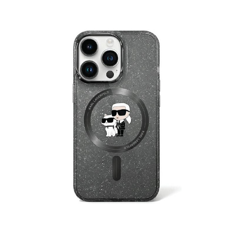 Kryt Karl Lagerfeld KLHMN61HGKCNOK pro iPhone 11 - black/black