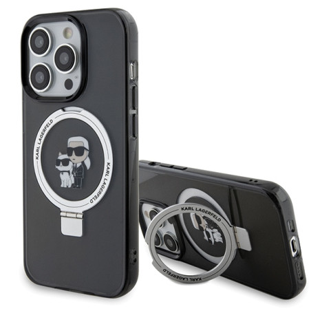 Kryt Karl Lagerfeld KLHMP13LHMRSKCK pro iPhone 13 Pro černý