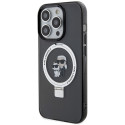 Kryt Karl Lagerfeld KLHMP13LHMRSKCK pro iPhone 13 Pro černý