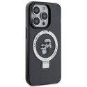 Kryt Karl Lagerfeld KLHMP13LHMRSKCK pro iPhone 13 Pro černý