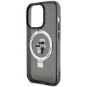 Kryt Karl Lagerfeld KLHMP13LHMRSKCK pro iPhone 13 Pro černý