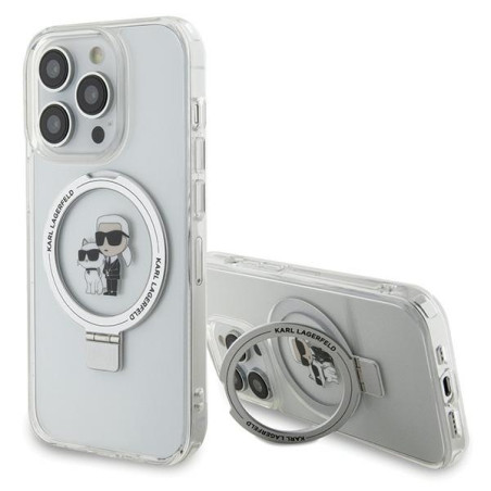 Kryt Karl Lagerfeld pro iPhone 14 Pro – bílá/bílá
