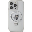Kryt Karl Lagerfeld pro iPhone 14 Pro – bílá/bílá